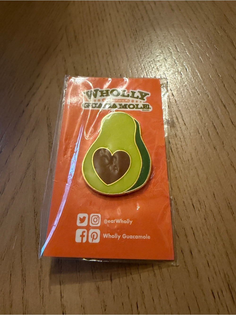 Avocado Heart Pin